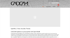 Desktop Screenshot of cadcamsystems.com